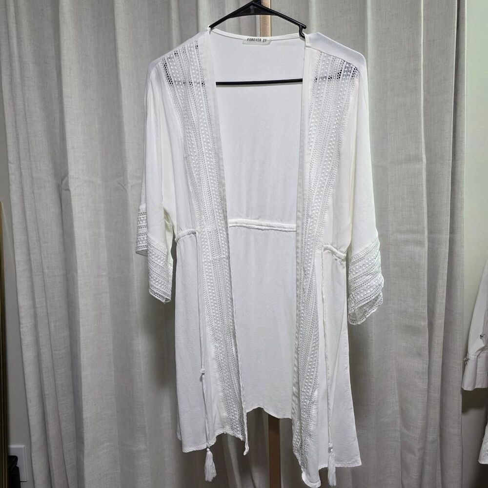 Forever-21 Women's White Cover-ups